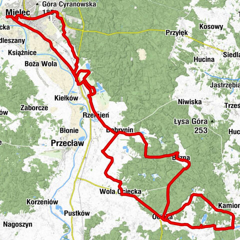 Miejską Damką Do Kamionki Przez Sadykierz
