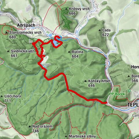 hotel Orlík - Karp - Madona - Adršpach