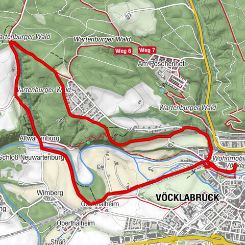 Rundweg Altwartenburg: Wohlfühlstadt Vöcklabruck