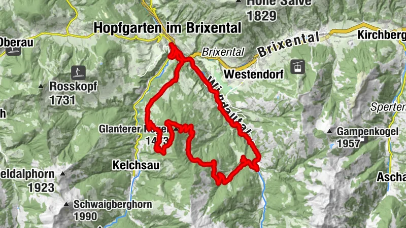 Glanterer-Kogel-Runde (MTB Route 294)
