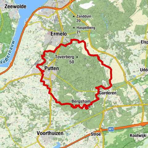 Monstertocht Putten - Ermelo - Garderen - Putten