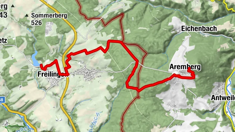AhrSteig étape 2 : du lac de Freilinger à Aremberg (11,7 km)