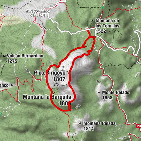 Pilar - Pico Birigoyo - Montaña la Barquita - Mirador Birigoyo