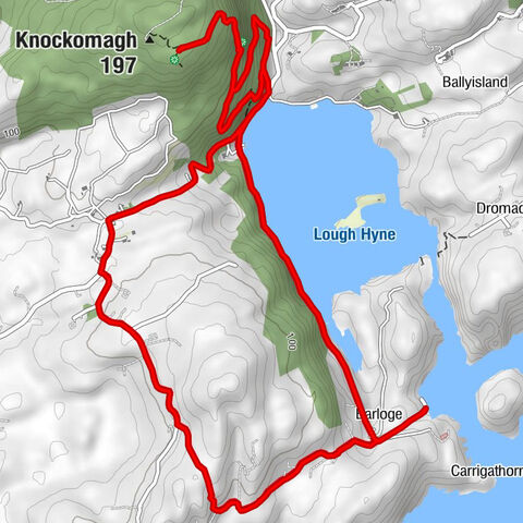 Pookeen - Knockomagh - Barloge - Glannafeen