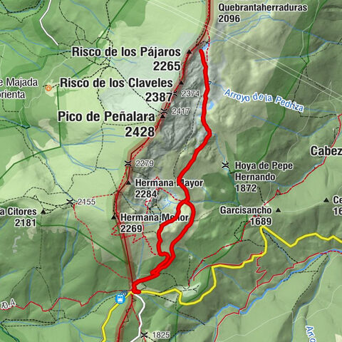 Venta Marcelino - Mirador de Lucio - Choza del Guarda - Peña los Quesos