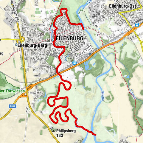Canal de moulins d'Eilenburg