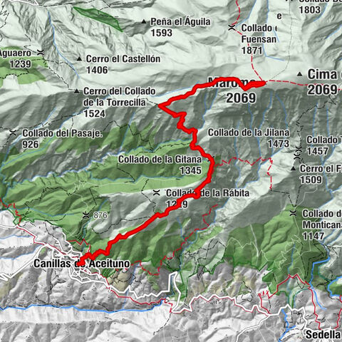 Canillas de Aceituno - Cueva de la Rábita - Collado de la Gitana - Maroma