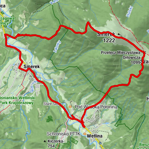 Smerek - Krupiak - Przystanek Smerek