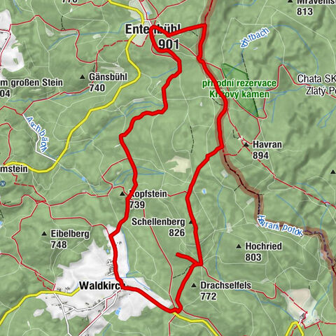 Georgenberg - Schellenberg - Brotfelsen - Entenbühl