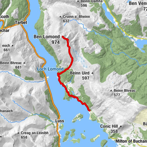 Sallochy - Sron Aonaich - Ben Lomond - Stirling