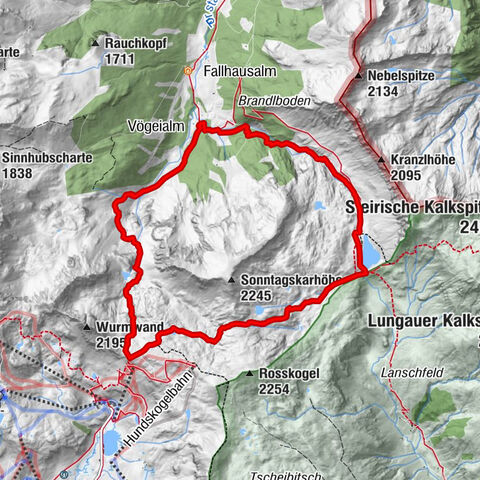 Rundwanderweg von der Fallhausalm und Vögeialm übers Klamml zur Oberhütte am See