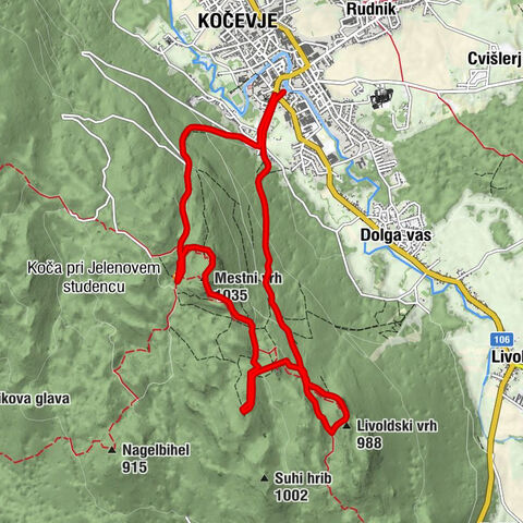 Sentier de montagne Trimček