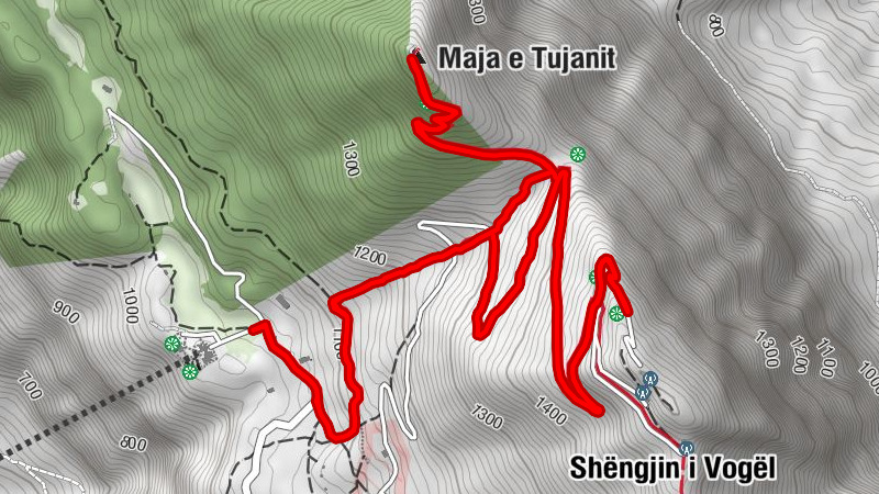 Dajt - Shëngjin i Vogël - Tirana view - Maja e Tujanit