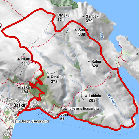Crkva svetog Marka - crkva Presvetog Trojstva - Diviška - Baška