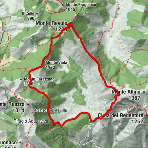 Rifugio di Pornito - Monte Revole - Monte Viola - Formia