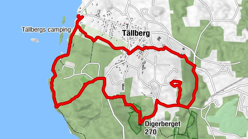Leksands kommun - Digerberget - Tällberg - Tällbergsgården