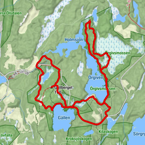 Degerfors kommun - Paradishöjden - Kallkälla - Gällberget
