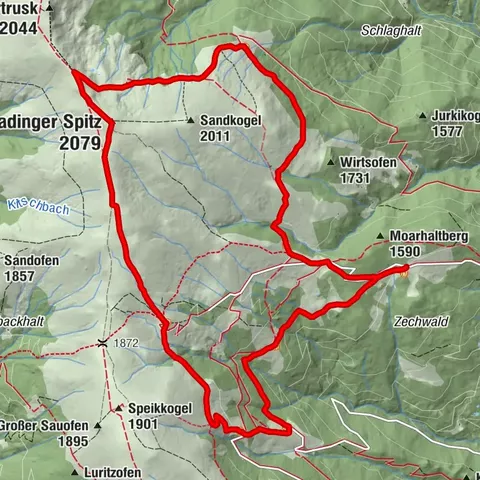 Saualpe : randonnée aux cabanes - randonnée circulaire
