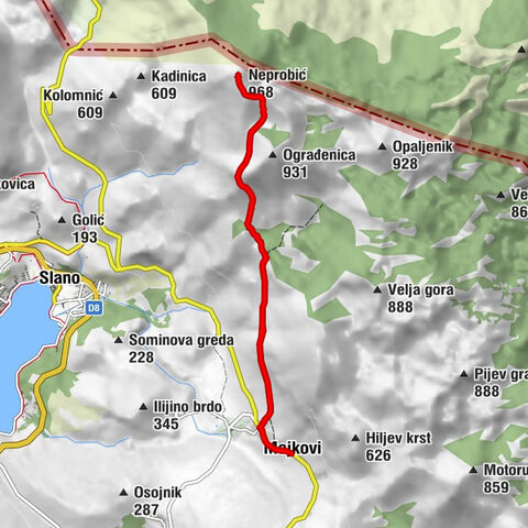 Majkovi - crkva sv. Nikola - Neprobić - Mlinica Ano