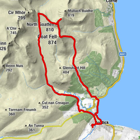 Brodick - Goat Fell - North Goatfell - The Saddle