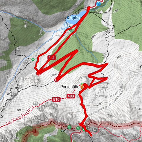 Tilliacher Joch vom Klapfsee