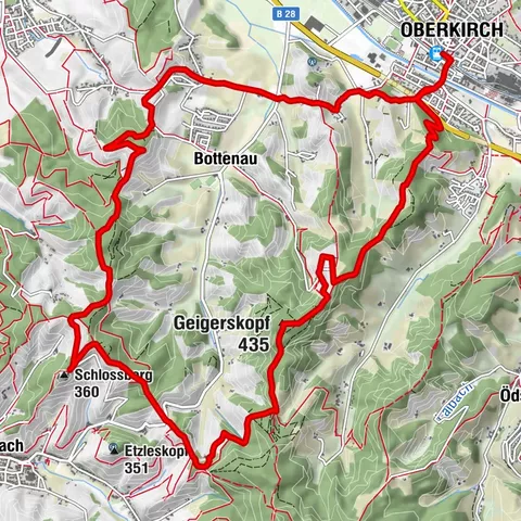 Über das Bottenauer Tal zum Schloss Staufenberg