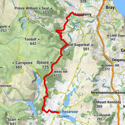 Powerscourt Arms Country House - White Hill - Robber's Pass Hill - Roundwood