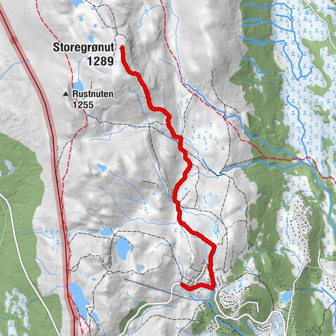 Rollag - Killingdalen - Storegrønut