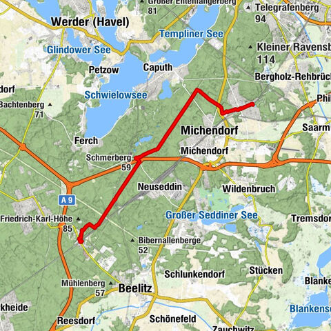 Beelitz-Heilstätten - Harveys - Schmerberg - Forelle