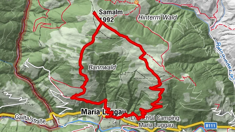 Randonnée d'alpage Maria Luggau – Guggenberg – Samalm – Klammwiese – Maria Luggau