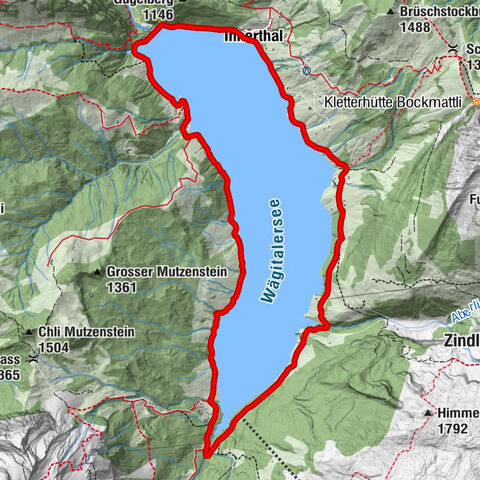 Innerthal - Felsenegg - Fläschloch - Stausee