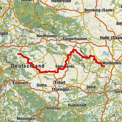 Unstrutquelle - St. Nikolaus - St. Martin - Naumburg (Saale)