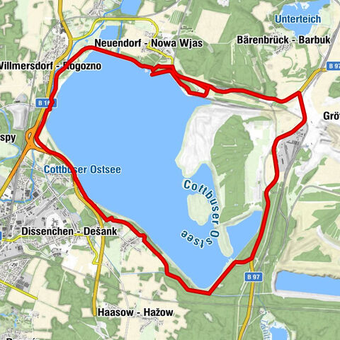 Dissenchen - Dešank - Schlichow - Šlichow - Willmersdorf - Rogozno - Willmersdorf