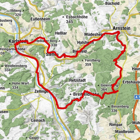 Thüngersheim - Steinhöhe - St. Johannes - St. Georg