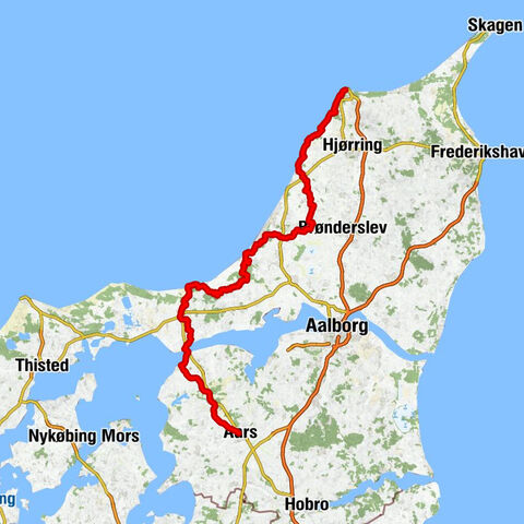 Aars - Stenbjerg - Bålhøj - Hirtshals