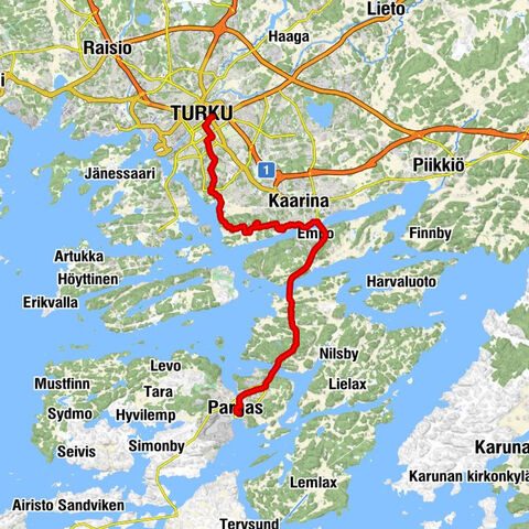 Unikankareen kumpu - Turku - Luolavuori - Kyrkomalm