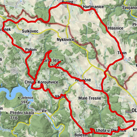 Velké Tresné - sv. Jan Křtitel - Horní les - Sv. Martin
