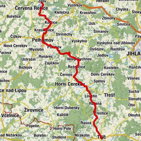 Vnitřní Město - Vyštěnec - Křemešník - Želiv