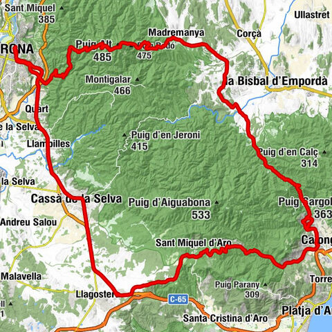 Girona - Puig Redó - Puig d'en Llac - Església de Sant Joan de Salelles