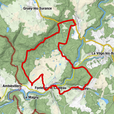 Le Potet - Montmotier - Bas des Fontennelles - Fontenoy-le-Château