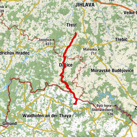 Südmährerkapelle - Panna Maria Karmelská - svatý Václav - Panenská Rozsíčka