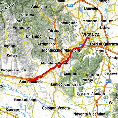 San Bonifacio - Villanova - Altavilla Vicentina - Vicenza