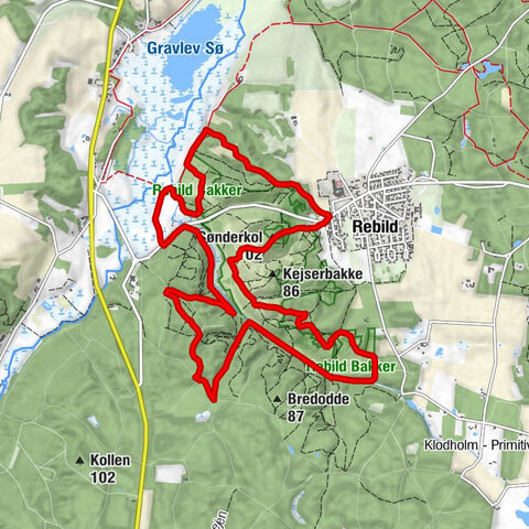 Rebild - Sønderkol - Højodde - Brunbakke