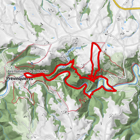Rignac - Église Saint-Laurent - Mirabel - Prévinquières