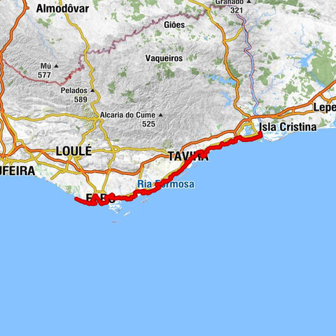 Vila Real de Santo António - Monte Gordo - Igreja de Nossa Senhora da Conceição - Faro (Sé e São Pedro)