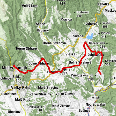Modrý Kameň - Biela hlina - Evanjelický kostol a. v. - Ľuboriečka