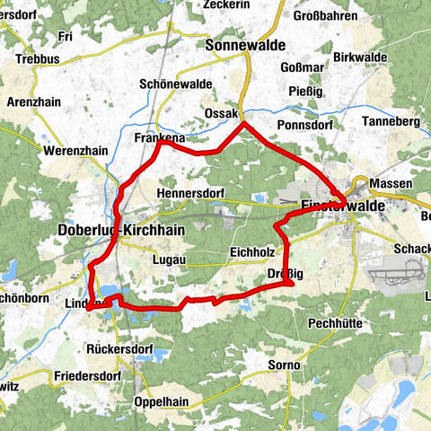 Finsterwalde - Drößig - Dorfkirche Fischwasser - Doberlug-Kirchhain