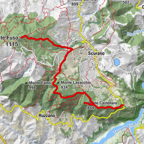 Monte Fuso - Pineta - Monte Castellaro - Monte Scaravelli