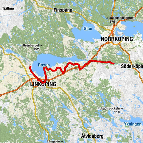 Fröken Jennys - Kanalkrogen - Östra Skrukeby kyrka - Snövelstorp