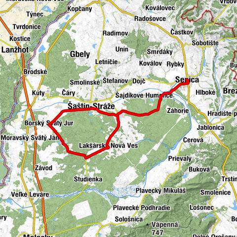 Kostol Navštívenia Panny Márie - Kostol sv. Mikuláša - Kostol sv. Juraja - Kaplnka Nepoškvrneného Počatia Panny Márie